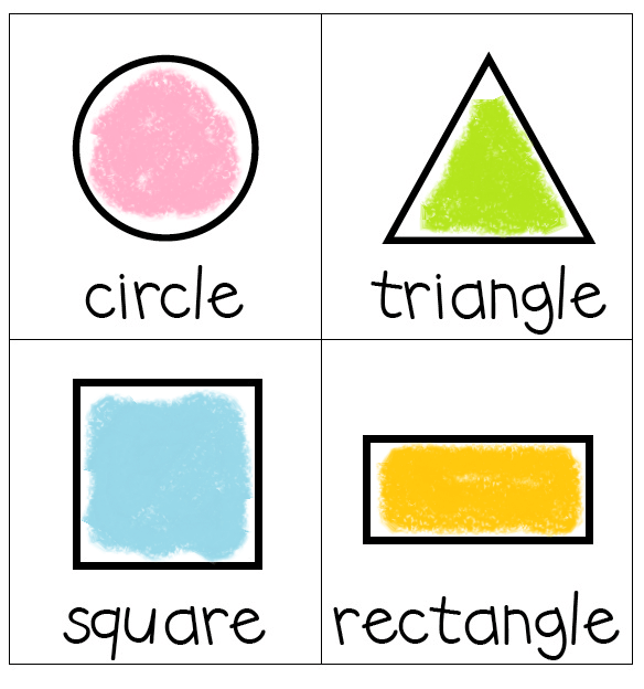 Circle Triangle Square Rectangle Worksheet